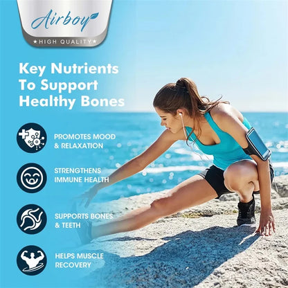 Calcium Magnesium Zinc Gummies - Supports Muscle Nerve Joint and Heart Health Increase Immune System